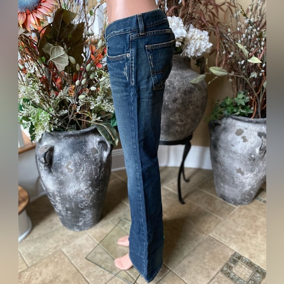 Lucky Brand Sz 8 Day Dreamer Jean Long Length Low Rise Bootcut Jeans - Picture 2 of 6